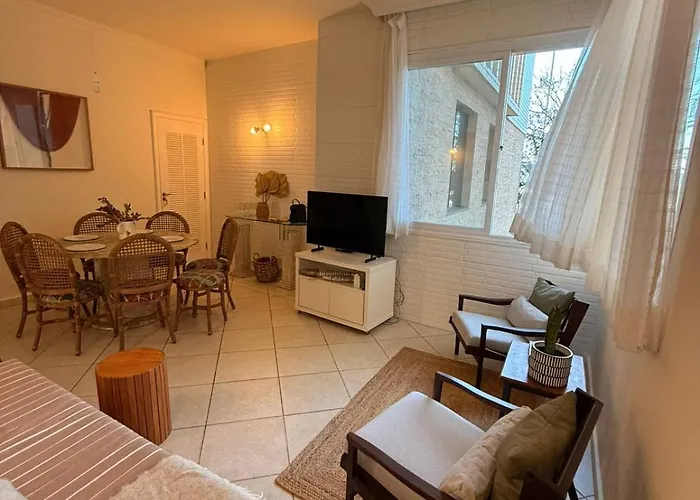Apartamento De Frente Para O Mar Na Pitangueiras Guarujá